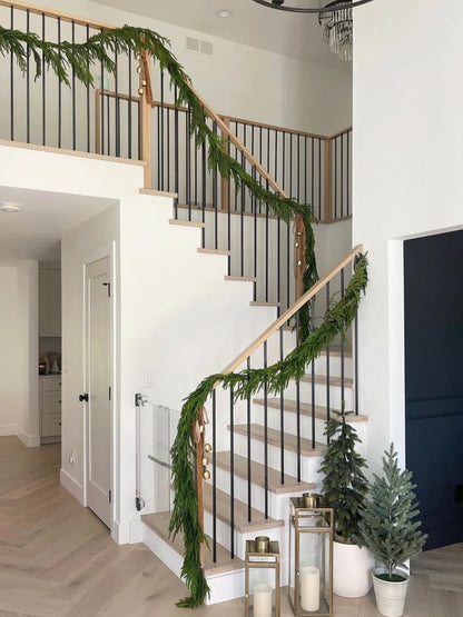 🎅Christmas SALE✨Real Touch Deluxe Norfolk Pine Garland🌿
