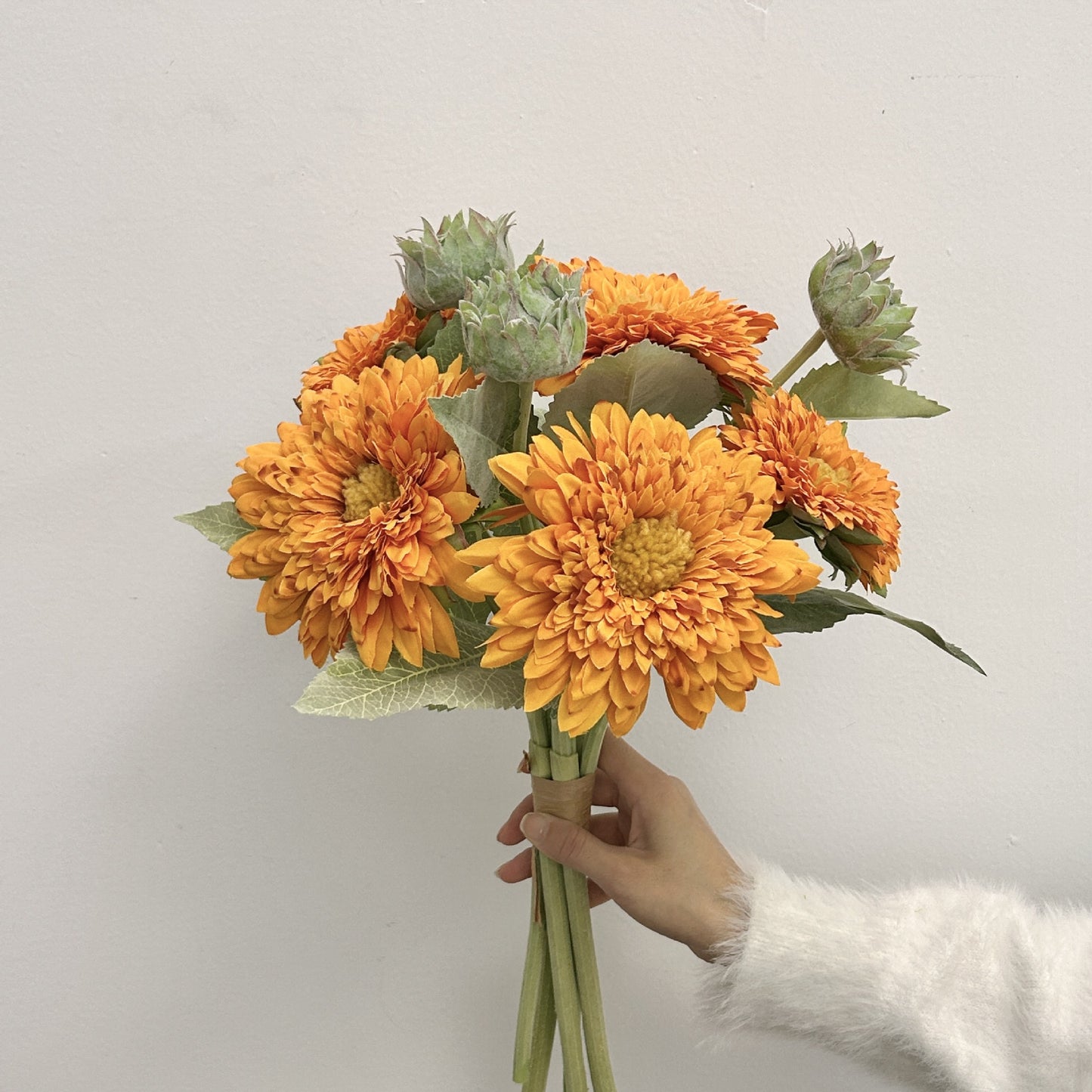 Artificial Teddy Bear Sunflower